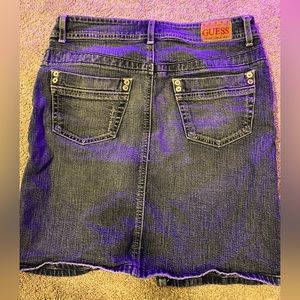 Authentic GUESS vintage denim jean skirt.